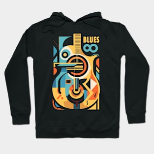 Blues Guitar Design Hoodie